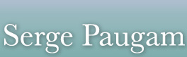 Pages personnelles de Serge Paugam